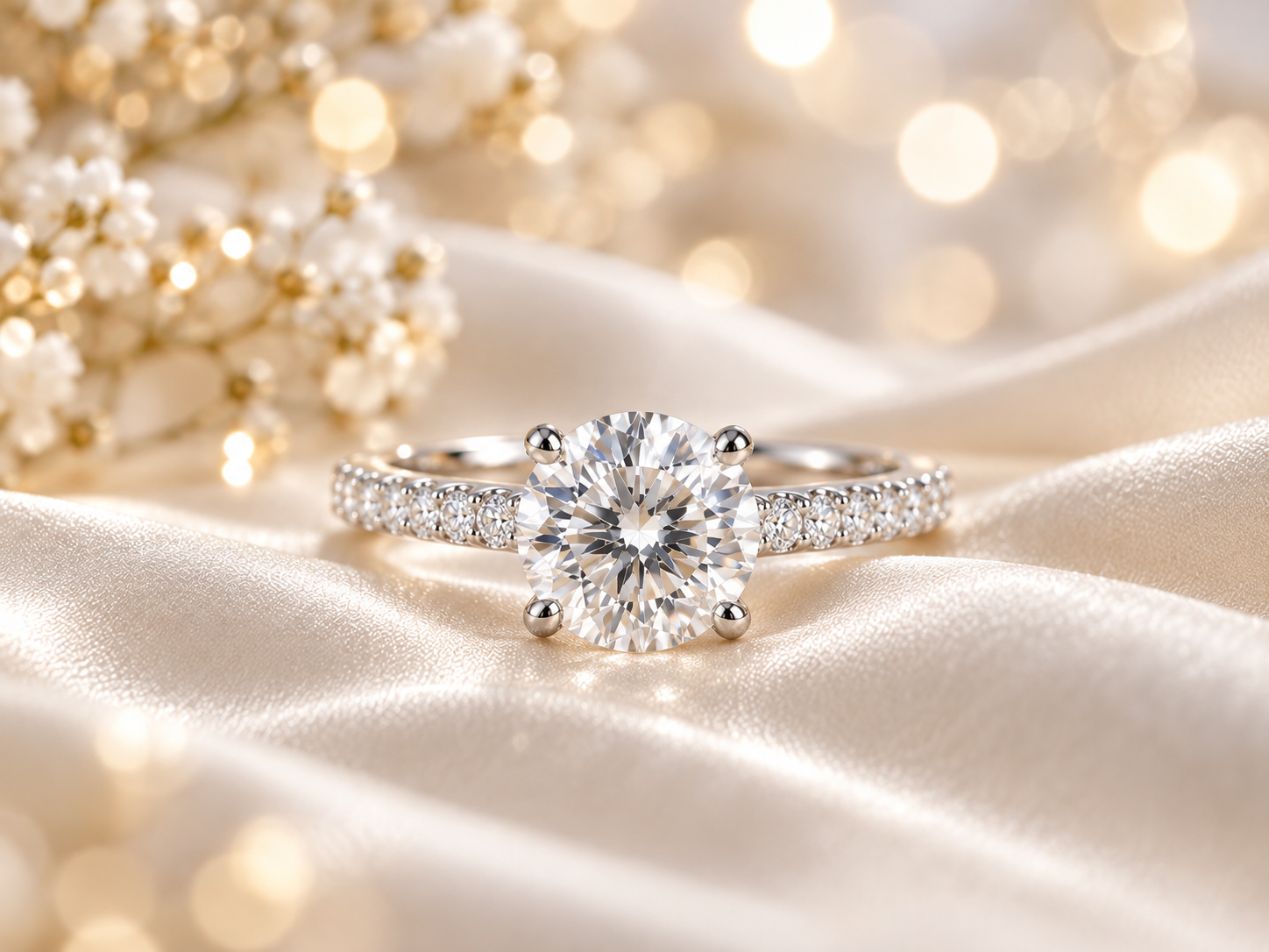 Originalt digitalt n�rbillede af diamant