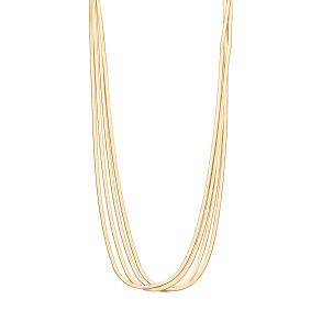 Arhms Aliartos 18k. Guldbelagt Stl Halskde 9110669FG