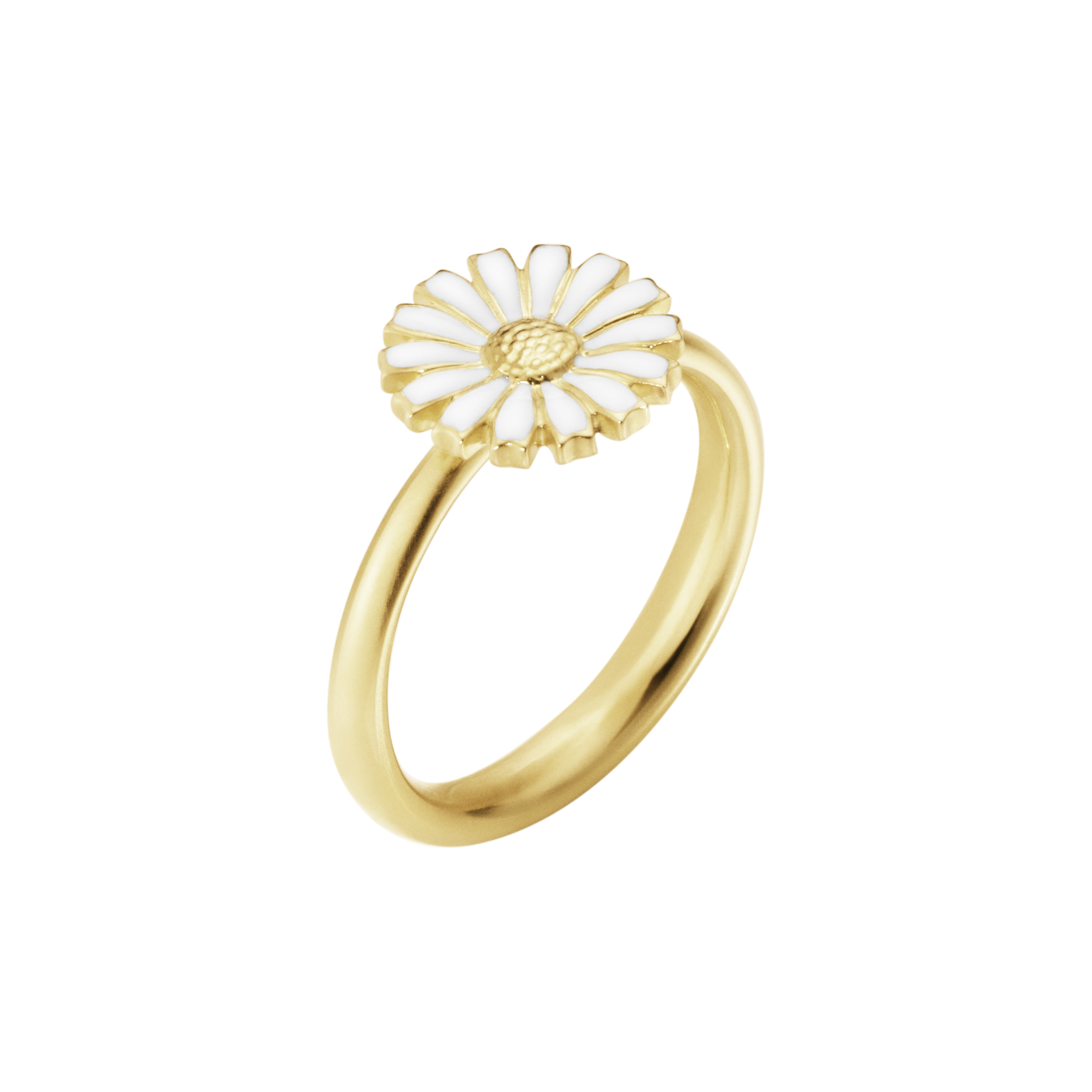 Georg Jensen Forg. Daisy Plain Shank Ring 11mm 2000172100 52