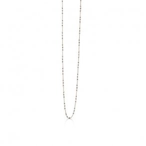 Rosaforgyldt Collier m/Hematit 80 cm 03333093-80