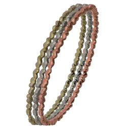 8kt. Hvidguld Armring m/Hjerter 0800110-hvg