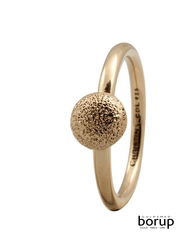 at ringe atomar Intakt Christina Collect smykker fra Christina Jewelry & Watches - 1.7B-61  Forgyldt Shine Ring str 61