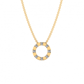 8 kt. Guldvedhng m/Zirkonia + Kde 40-00121-1030