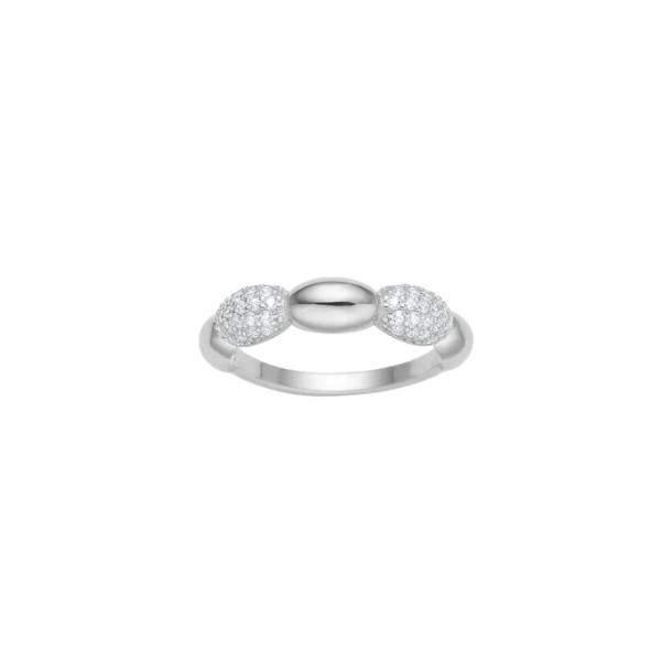 Joanli Nor Slv Rhd. Rebeccanor Ring m/Cz 104513709