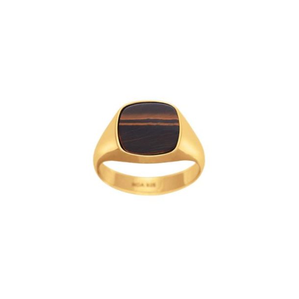 SON Forg. St�l Ring m/Tiger�je 515383162565/108900028