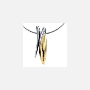 Slv Collier m/14kt Vedhng 1130534-42K