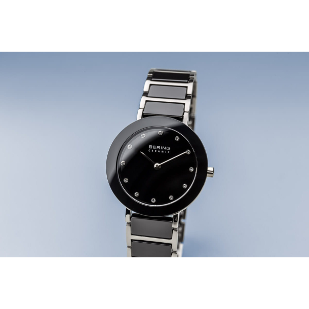 Bering Dameur Ceramic Stl/Sort 11429-742