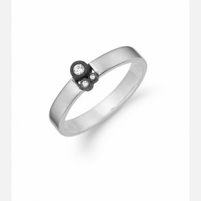 Slvring m/Zirkonia str. 53 11622453-75