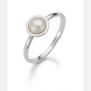 Slv Ring m/Perle str. 54 11653698-31