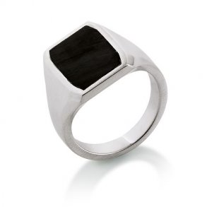 Slv Herrering m/Onyx 11734001-29