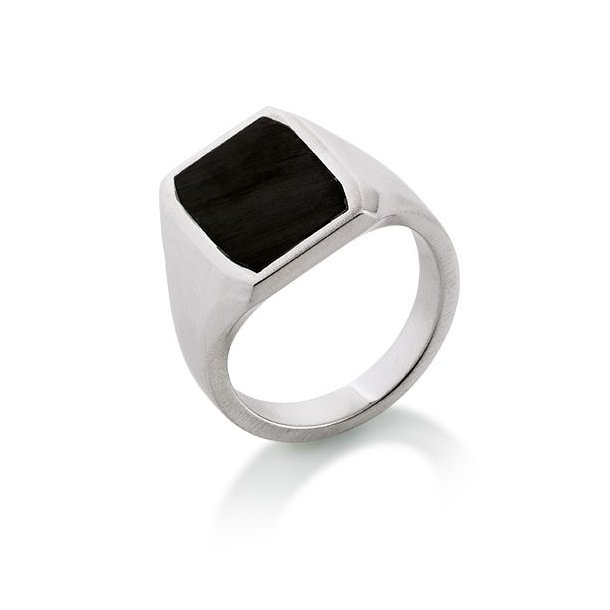 Slv Herrering m/Onyx 11734001-29