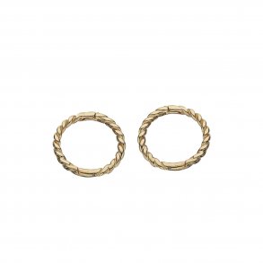 8Kt Snoede Guldcreoler 117583