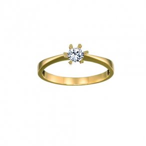 14kt. Cheri Ring m/0.20ct. Brillant str. 54 1211-21472001