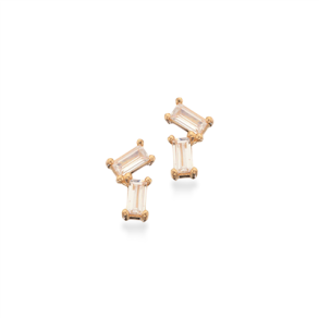 8kt Baguette Cz restikker 122223