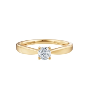 Luxury Solitaire 14 kt.ring m/Lab Grown 0,25