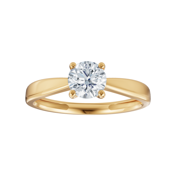 Siersb�l Luxury Solitaire 14 kt Ring m/0,50 ct. Lab Grown Diamond