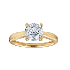Siersb�l Luxury 14 kt Solitaire Ring m/1,0 ct. Lab Grown Diamond