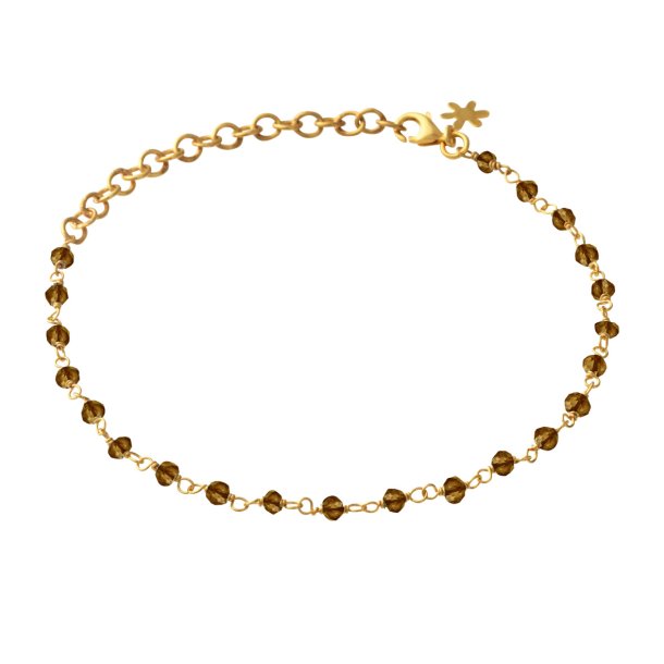 Forgyldt Armbnd m/Rgquarts 1433-2-108