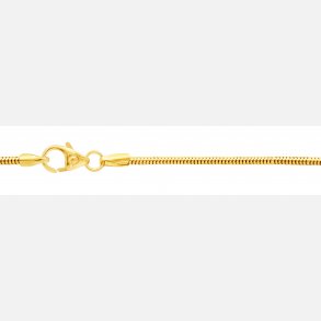 14kt Slangekde 38 cm 