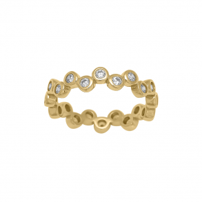 Emmynor Forgyldt Ring m/Zirkonia 145 087-3