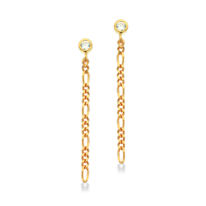 Forg. Slv Hngere Figaro m/ zirkonia 159382