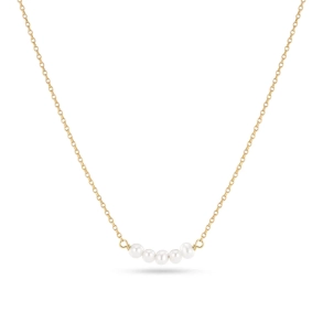 Sif Jakobs Essenza Perla Cinque Fg. S�lvhalsk�de m/FVP SJ-N2735-P-YG