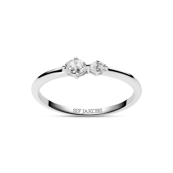 Sif Jakobs Essenza Ovale Due Slvring m/Zir SJ-R2745-CZ