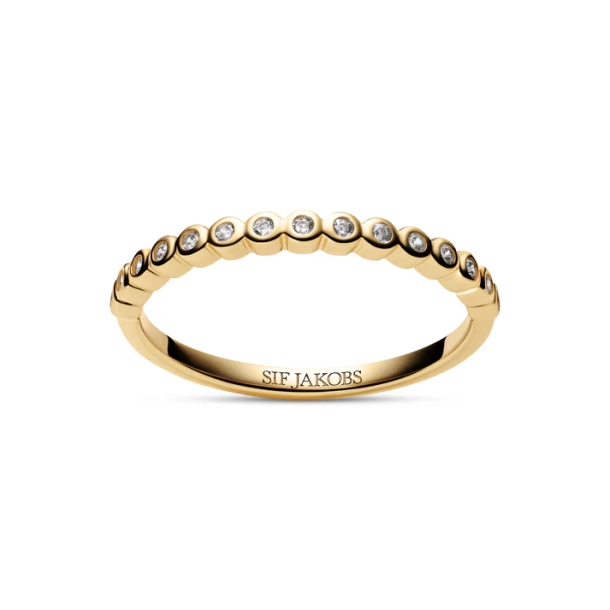 Sif Jakobs Essenza Sarzana Fg. Slvring m/Zir SJ-R2750-CZ-YG