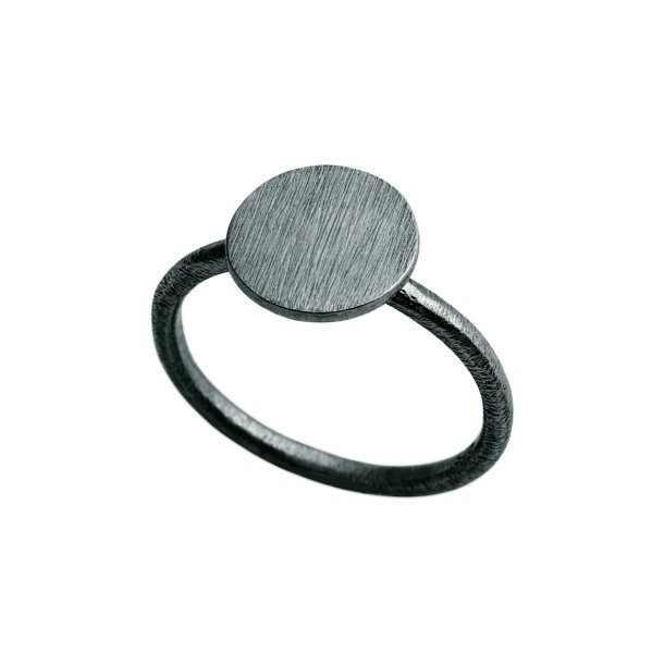 Sort Slv Ring m/Mnt 1674-3