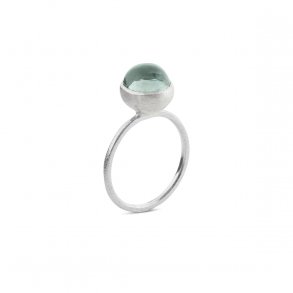 Slvring m/Grn Kvarts 1659-1-107