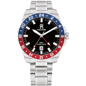 Tommy Hilfiger TH85 GMT Stl Herreur 1792131