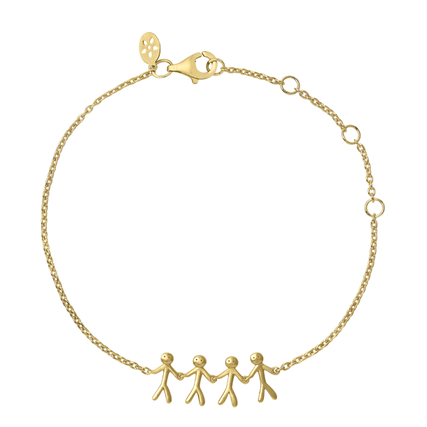 ByBiehl Forgyldt Together Family Armbnd 2-2004-GP