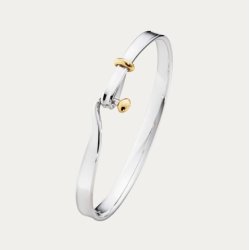 Georg Jensen Torun Armring Slv og 18 kt Guld 20000546000