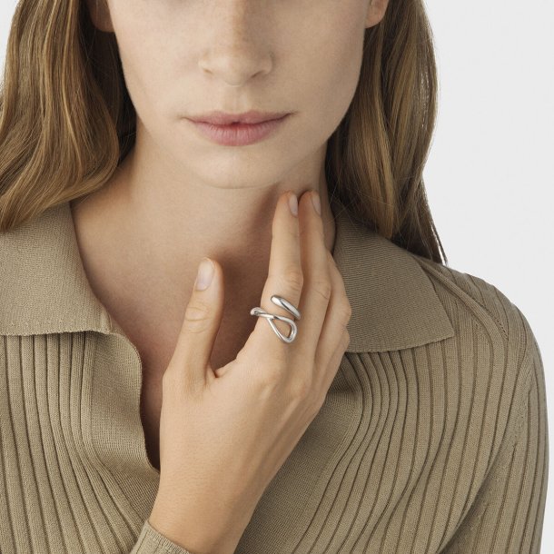 Georg Jensen Mercy Swirl Slv Ring 2000107500