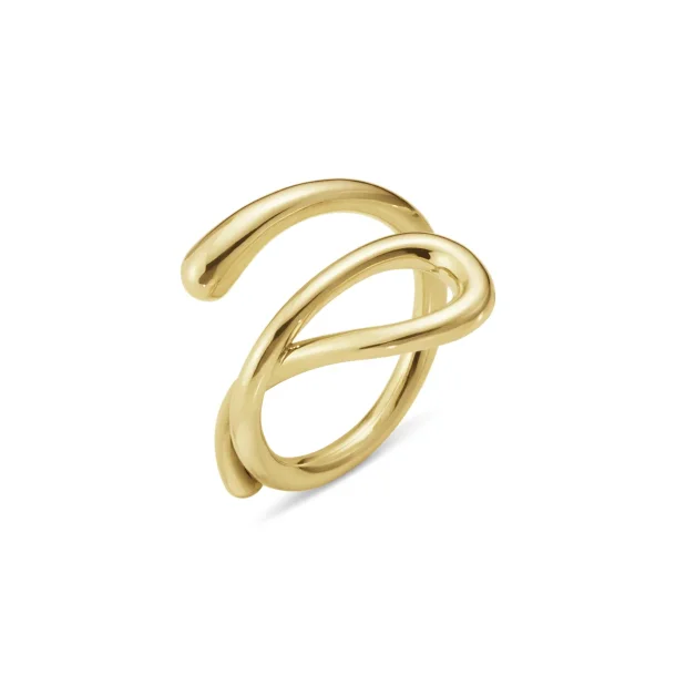 GJ 18kt YG Mercy Swirl Ring 2000108200