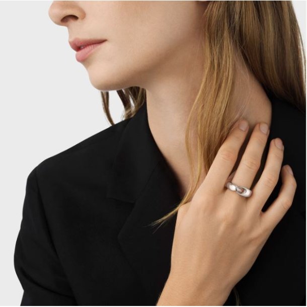 Georg Jensen Reflect Large Link Slvring 2000109200