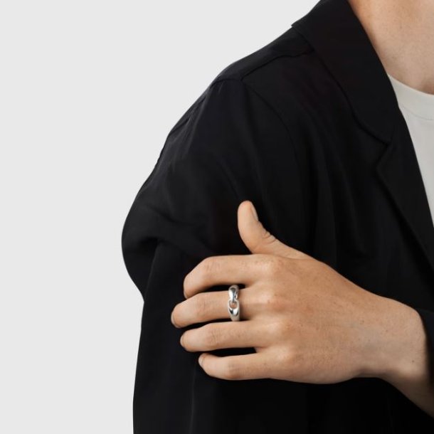 Georg Jensen Reflect Large Link Slvring 2000109200