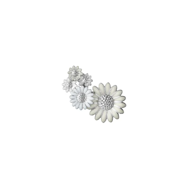 Georg Jensen Daisy Hvid/Rhvid Ear Cuff Venstre 20001133