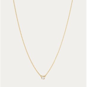 Georg Jensen Signature 18kt Guld Halskde m/0,05ct 20001257