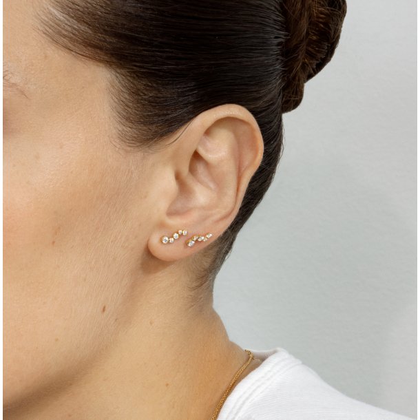 Georg Jensen Signature 18kt Guld restikker m/0,18ct 20001305