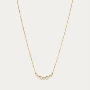Georg Jensen Signature 18kt Guld Halskde m/0,22ct 20001306