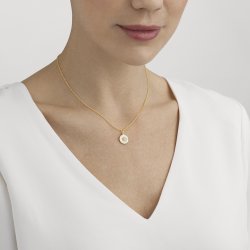 Georg Jensen Daisy Forgyldt Halskde 11 mm 20001483