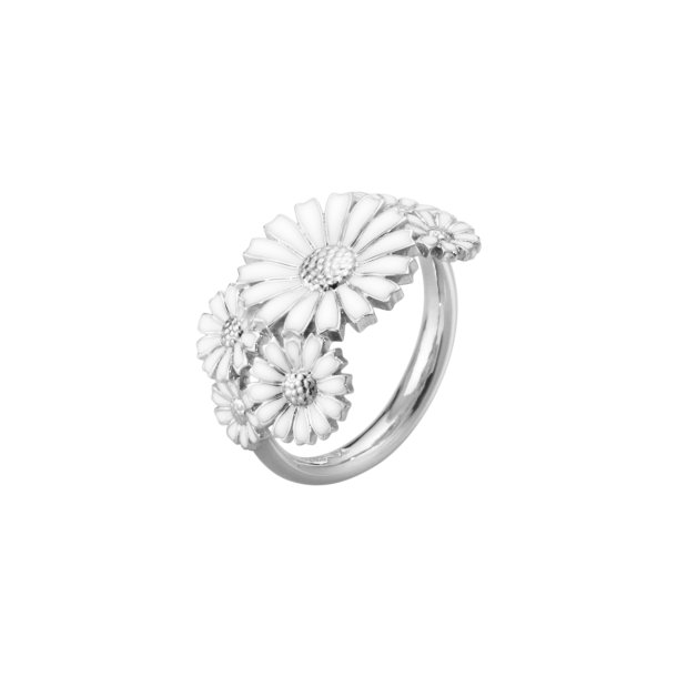 Georg Jensen Daisy Rhodineret Slvring 20001530