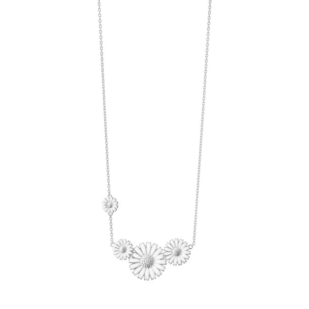 Georg Jensen Daisy 4 Flower Slv Halskde 20001533