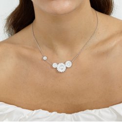 Georg Jensen Daisy 4 Flower Slv Halskde 20001533