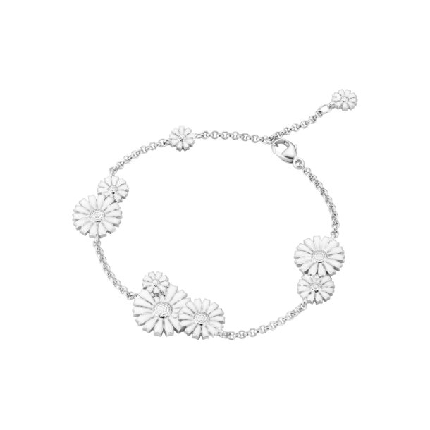 Georg Jensen Daisy Layered Slv Armbnd 20001539