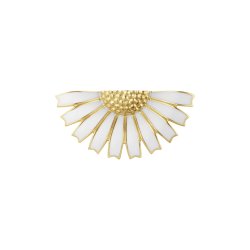 Georg Jensen Daisy Half Flower Forgyldt Slv Broche 20001553
