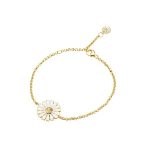 Georg Jensen Daisy Forgyldt Slv Armbnd 20001669