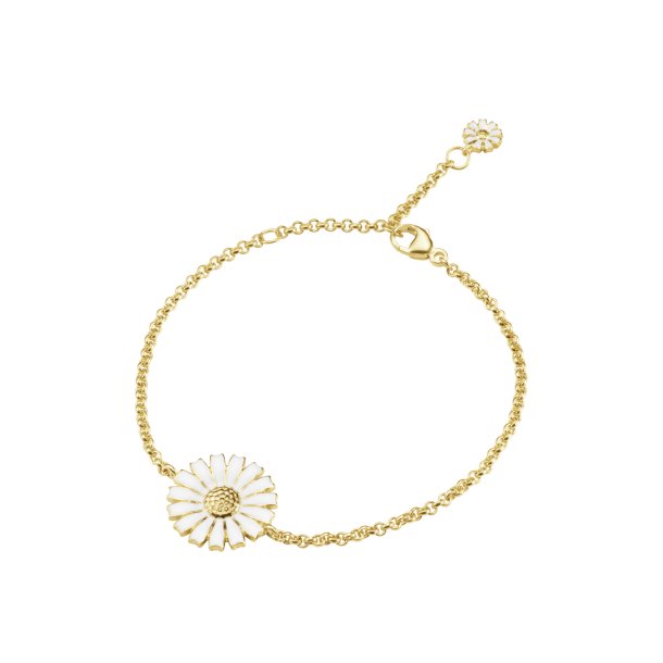 Georg Jensen Daisy Forgyldt Slv Armbnd 20001669