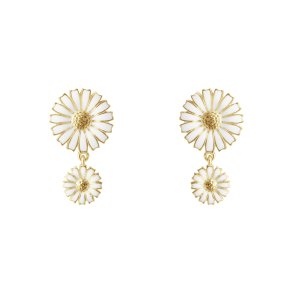 Georg Jensen Daisy Forgyldt Slv Dobbelt restikker 20001670